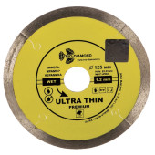 Диск алмазный Trio-Diamond 125*22,23 сплошной ультратонкий hot press UTW502