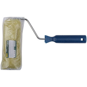 Валик полиакриловый нитяной, диаметр 40/76 мм, ворс 18 мм, бюгель 6 мм, зеленый, 150 мм-2