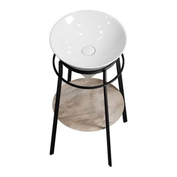 Kerama Marazzi CONO Металлическая структура напольная 44x77см, цвет: черный матовый-2