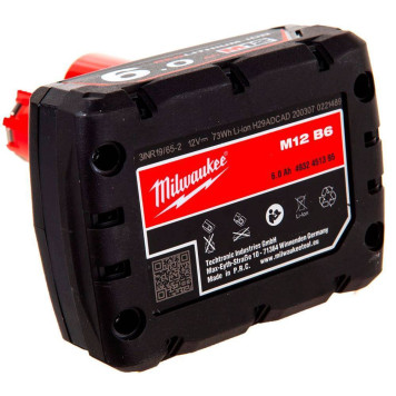 Аккумулятор Milwaukee M12 B6 (6Ah Li-Ion)-3