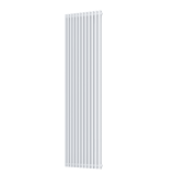 Радиатор КЗТО Quadrum NEO 50 V 1750-12 RAL1T104S9016 (белый муар) QUDN50V175012RAL1T104S9016