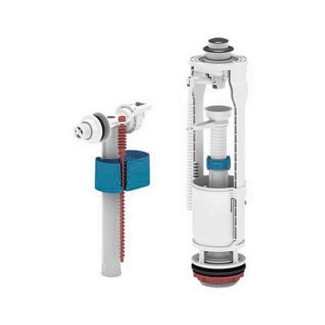 Арматура д/бачка набор 1/2 б/под хр кноп 1реж АНИ Пласт Эконом WC6050M