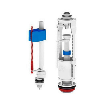 Арматура д/бачка набор 1/2 н/под бел кноп 1реж АНИ Пласт Эконом WC6550