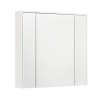 Roca Ronda Зеркальный шкаф 80x78см, с LED-подсветкой, сверху, блоком с розеткой и выключателем-кнопкой с диммером, цвет: белый матовый. Z.RU93.0.300.9