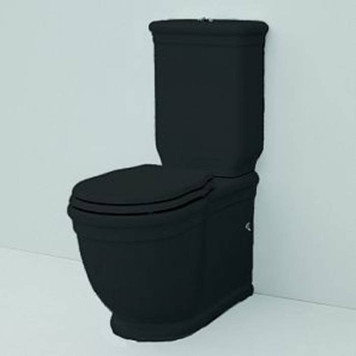 Artceram HERMITAGE унитаз моноблок пристенный 71х36см, с креплением, цвет: черный. ACA006 71, HEV006 03 00 nero, HEC009 03 00 nero