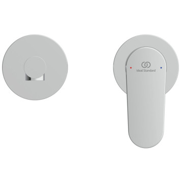 Ideal Standard Ceralife O Смеситель для раковины, настенный, излив: 18см., без донного клапана, для монтажа с A1313NU цвет: хром. BE019AA-6