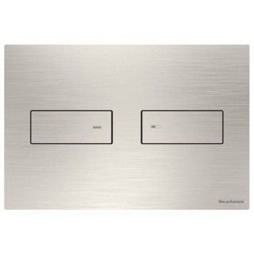 Клавиша смыва, Artceram, Inox 710, для унитаза, шгв 245-5,5-165, цвет-Steel