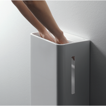 TOTO Public Сушилка для рук, 300x186x550мм, подвесной, цвет: белый-4