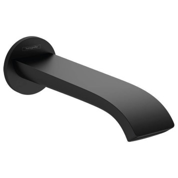 Hansgrohe Vivenis Излив для ванны, настенный, цвет: матовый чёрный матовый. 75410670