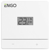 Термостат ENGO Easy комнатный накладной, с дисплеем, белый