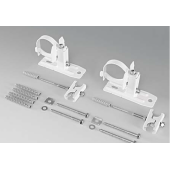 ZB0248 0001. Комплект настенных кронштейнов, WA=30-40 мм, RAL 9005 matt