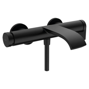 Hansgrohe Vivenis Смеситель для ванны, настенный, цвет: черный матовый. 75420670