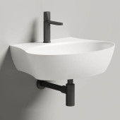 Salini Alda Wall 01 Раковина 58х45х15см., с 1 отв., сифон, слив-пер, мат-л: S-Sense, цвет: белый глянцевый. 140311G
