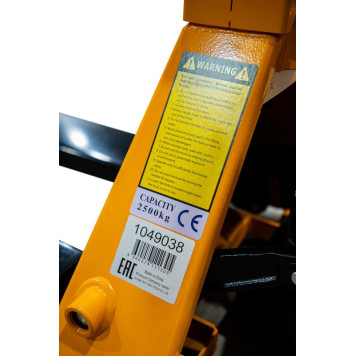 Тележка гидравлическая 2500 кг 1150 мм XILIN BFC25 с весами (полиуретановые колеса)-9