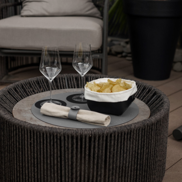 ADJ Круглый костер, D12 см., цвет: черный/серый-6