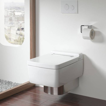 TOTO SG Унитаз подвесной 39x58.2x33см, безободковый, CeFiONtect, Tornado Flush цвет: белый-1