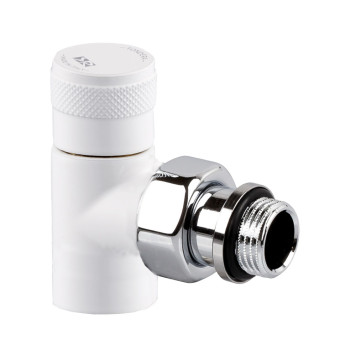 Запорный клапан угловой SR Rubinetterie Tondera 1/2 белый 0670-1500VC0A