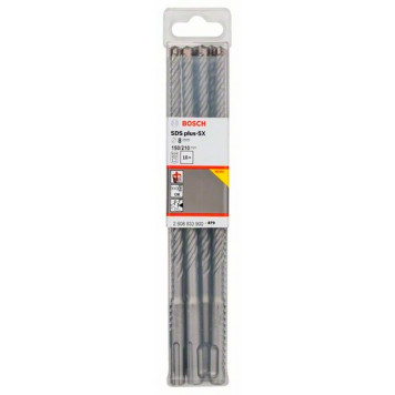 Набор буров SDS plus-5X Bosch 10шт 8x150 (900)