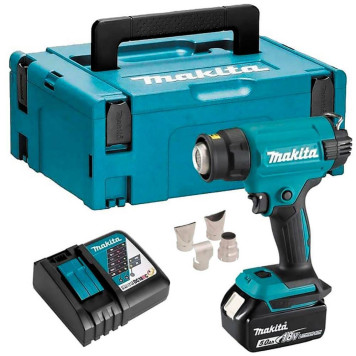 Фен строительный аккумуляторный Makita DHG181RT1J-3