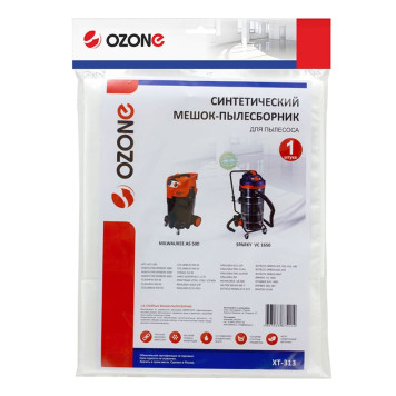 Мешок-пылесборник синтетический OZONE Turbo XT-313-4