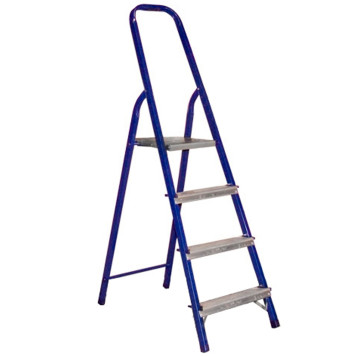 Стремянка Алюмет 4 ступени алюминиевая матовая