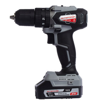 Шуруповерт аккумуляторный ударный ИНТЕРСКОЛ ДАУ-13/18ВК (без акк, без з/у)-1