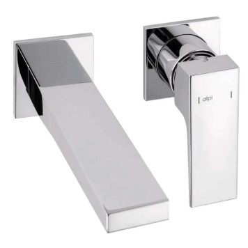 Alpi UN19876CR/20 Una18 Смеситель для раковины 187 мм, настен., на 2 отв., Комплект UN19876CR/20