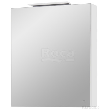 Roca 7.8576.4.550.1 Oleta Шкаф зеркальный, петли слева, 600х700х137 мм, LED свет., Белый матовый A857645501