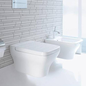 Duravit PuraVida Унитаз подвесной 54x35см, с креплением, цвет: белый глянец-1