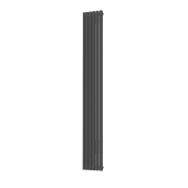 Радиатор КЗТО Quadrum NEO 50 V 1750-6 RAL1T103S9005 (черный матовый муар) QUDN50V17506RAL1T103S9005