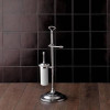 DevonDevon Single бумагодержатель и ерш. 71см., напольной подставке, цвет: хром. SL12CR