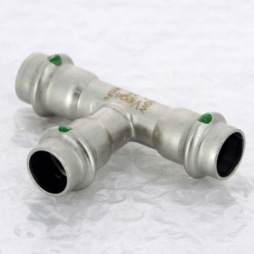 Тройник пресс нержавеющая сталь Sanpress Inox VIEGA 15-2