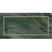 Сеттиньяно Декор зелёный глянцевый OS\C275\19077 9,9x20