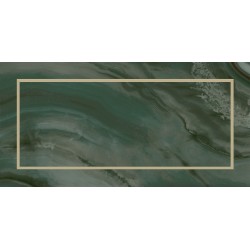 Сеттиньяно Декор зелёный глянцевый OS\C275\19077 9,9x20