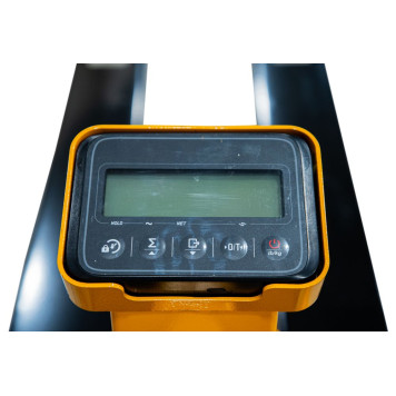 Тележка гидравлическая 2500 кг 1150 мм XILIN BFC25 с весами (полиуретановые колеса)-8