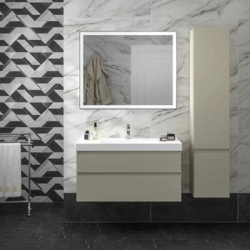 Kerama Marazzi Cubo Раковина подвесна 101х48.5см., без отв., цвет: белый глянцевая-2