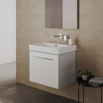 Ideal Standard Ceralife O Смеситель для раковины, настенный, излив: 18см., без донного клапана, для монтажа с A1313NU цвет: хром. BE019AA-1