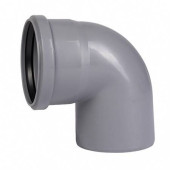 Отвод, Ostendorf, HT, HTB, 87°, 50, PP, цвет-RAL 7037 серая пыль