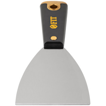 Шпатель для удаления ржавчины Профи, толщ. лезвия 1 мм, пластик.ручка с метал.бойком 3 (75 мм)-3