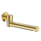 AQM8303BG Излив встраиваемый поворотный, золото шлифованное AQM8303BG