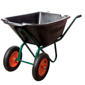 Тачка строительная REDVERG RD-WB120/2 двухколесная антиудар Тачка строительная REDVERG RD-WB120/2 двухколесная антиудар