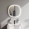 M8FMOX0551WGS Зеркало универсальное с контурной LED-подсветкой, ИК- сенсором, квадрат, 55 см