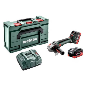 Машина шлифовальная угловая аккумуляторная Metabo W 18 LT BL11-125Quick+ЗУ ASC55-4