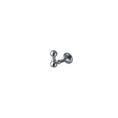 RE 241.92 OLD BRASS Крючок одинарный бронза RE24192