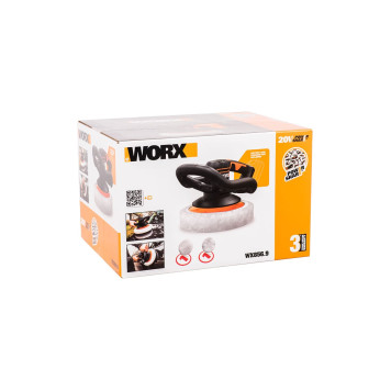 Машина полировальная аккумуляторная WORX WX856.9, 20 В (без АКБ и ЗУ)-8