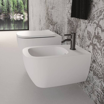 Alice Wunder Унитаз 53х31см., подвесной, безободковый, смыв aliflush+, с сиденьем и крышкой с микролифтом, с креплением Fischer WB-KliX, цвет: белый глянцевый. 45000101SET-6