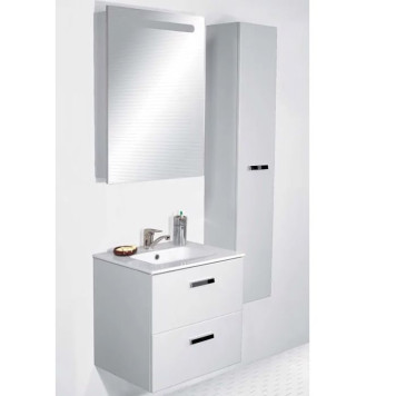 Roca Victoria Nord Зеркальный шкаф 60x81см, SX, с LED-подсветкой сверху, цвет: белый. Z.RU90.0.002.9-2
