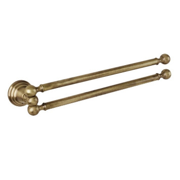 CA 214.92 OLD BRASS Держатель полотенца двойной CA21492