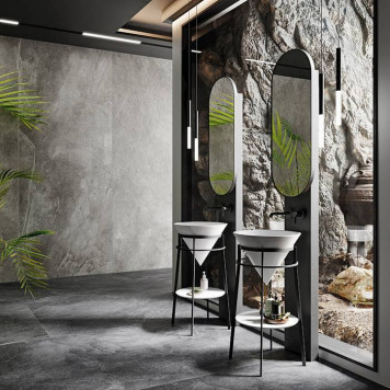 Kerama Marazzi CONO Металлическая структура напольная 44x77см, цвет: черный матовый-3