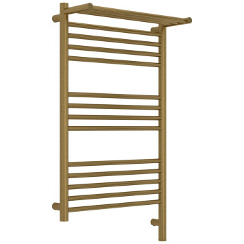 Сунержа Богема 3.1 с полкой Полотенцесушитель элект. 50х80h см правое цвет: состаренная латунь браш. 051-6007-8050